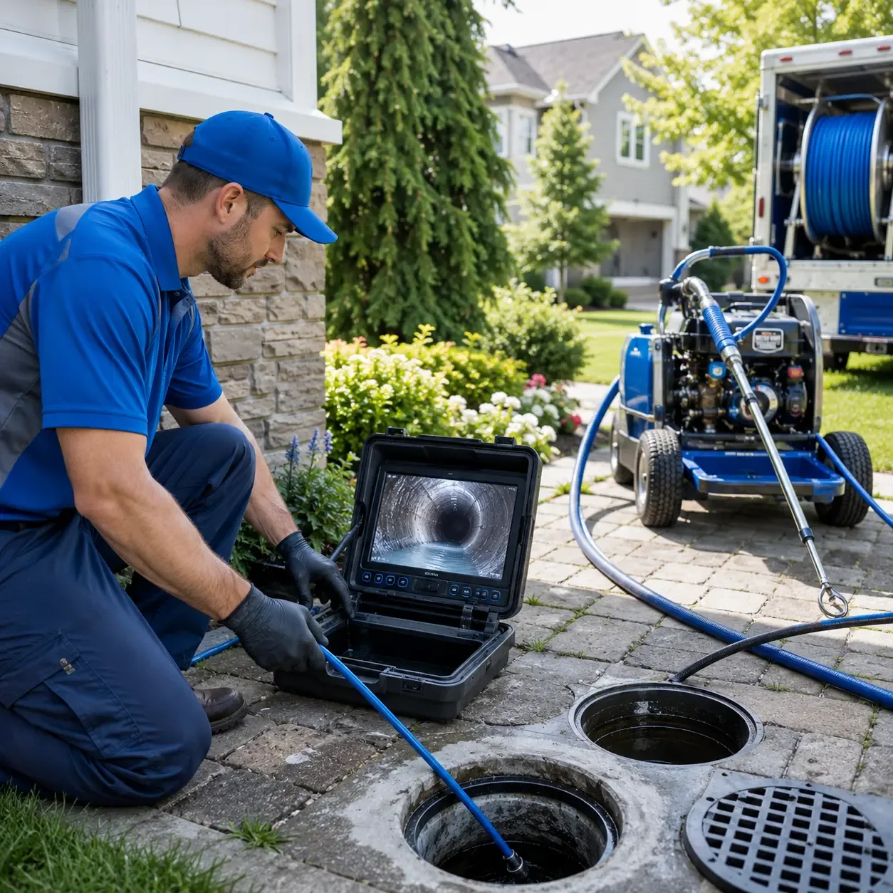 Outdoor drain cleaning professionals serving Gilsum, NH